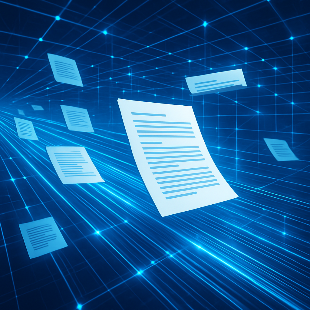 documents moving fast through a modern network-1